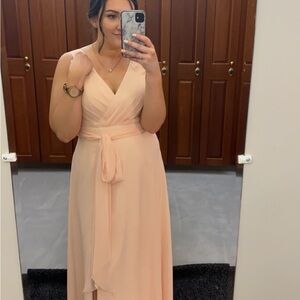 AZAZIE Pearl Pink Bridesmaid Dress